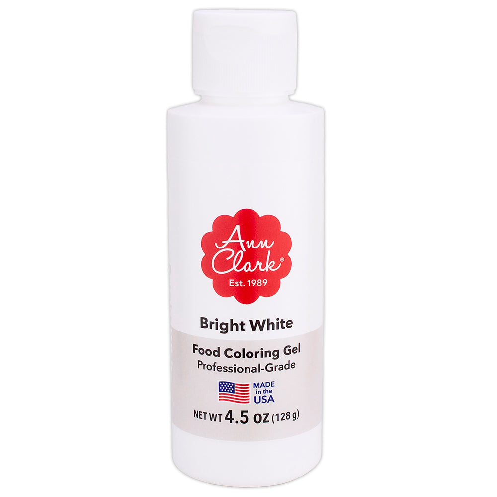 Bright White Food Coloring Gel Large 4.5 oz Bottle – Cakes Dreamer