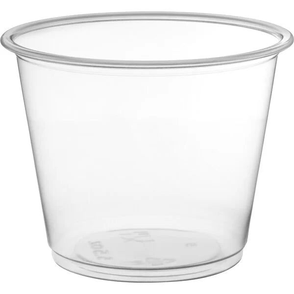 Clear Plastic Souffle Cup, 10ct
