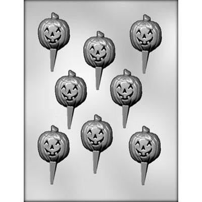 Jack O' Lantern Chocopick Chocolate Mold