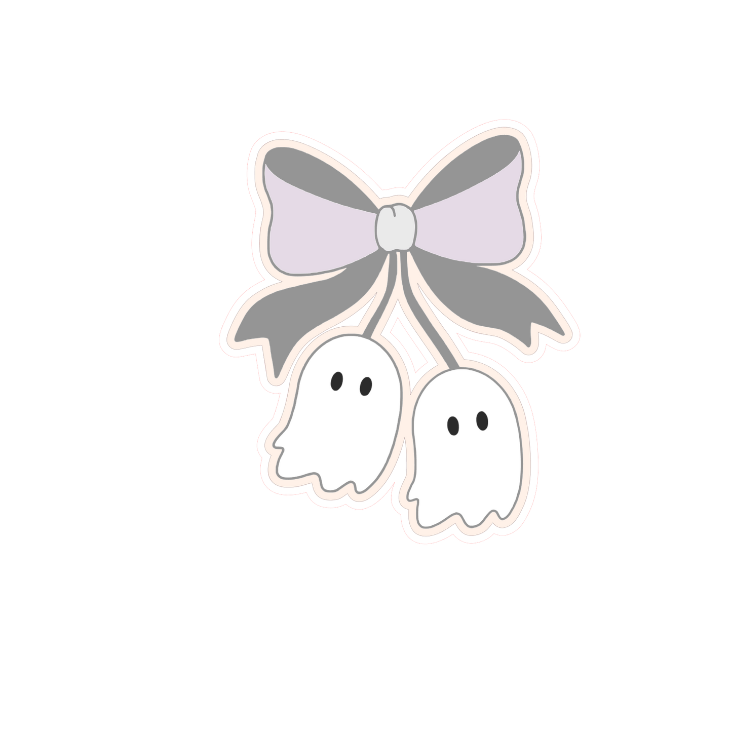 Ribbon - ghost , 3.5 in