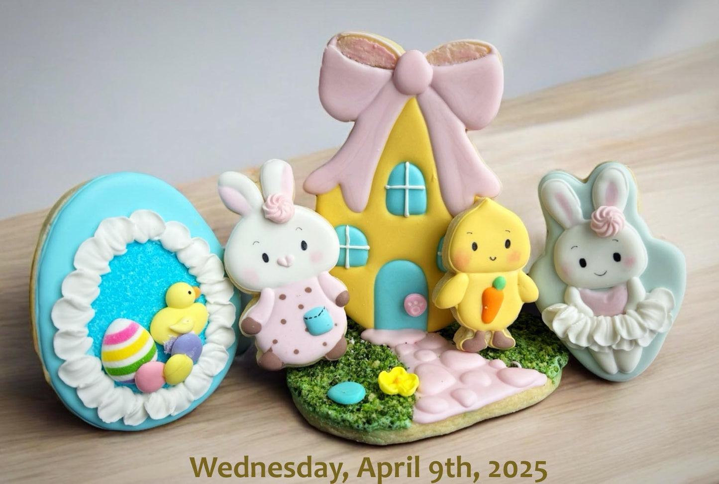 Wednesday 4/9/2025: Sugar Cookie Decorating class - 3D Easter Theme