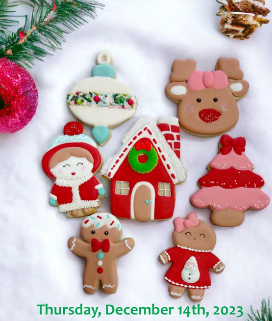 Thursday 12/14/2023: Sugar Cookie Decorating class - Christmas theme