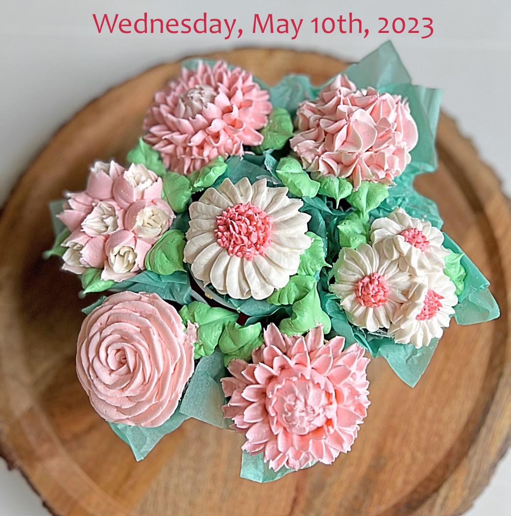 Wednesday 5/10/2023: Cupcake Decorating Class