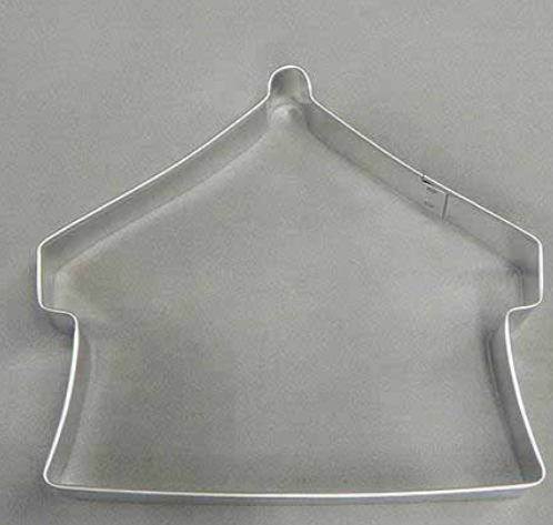 4.5" Circus Tent cookie cutter