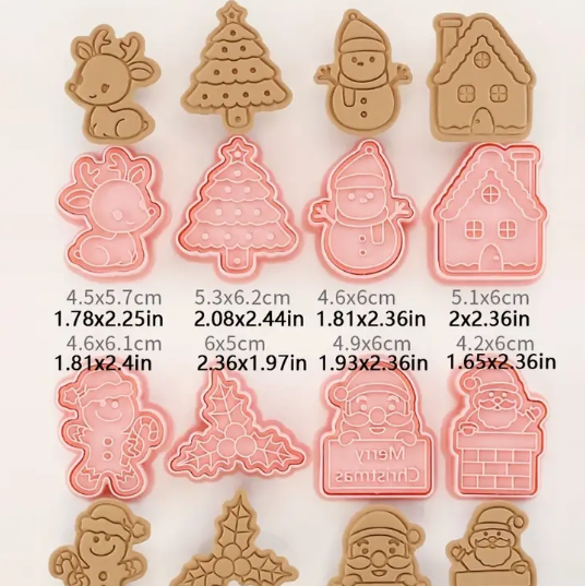 Christmas Cookie stamp, 16ct