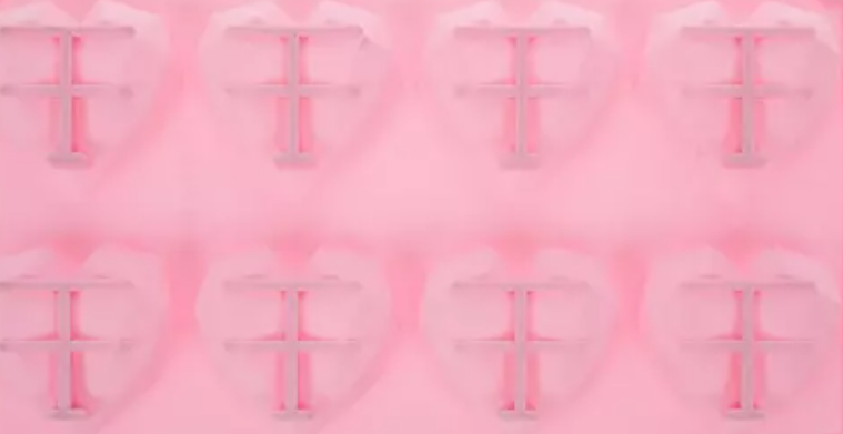 Diamond Hearts Silicone Mold