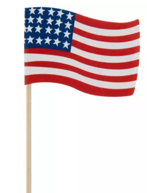 4th of July Cupcake picks, 24ct