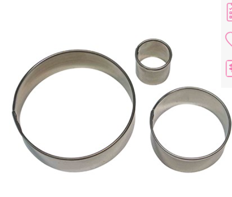 Circle cutter, set of 3