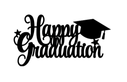 Graduation cake topper