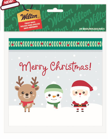 CHRISTMAS RESEALABLE TREAT, 20ct