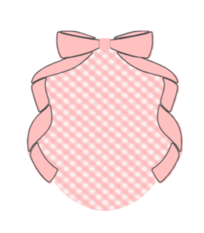 Bow Frame cookie cutter 3.5 Inc