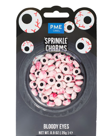 Halloween Sprinkle Charms – Bloody Eyes