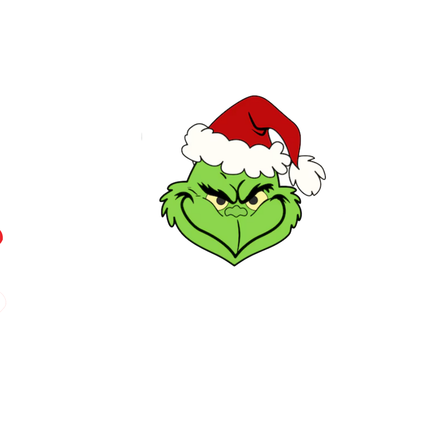 grinch cookie cutter, 3.5in