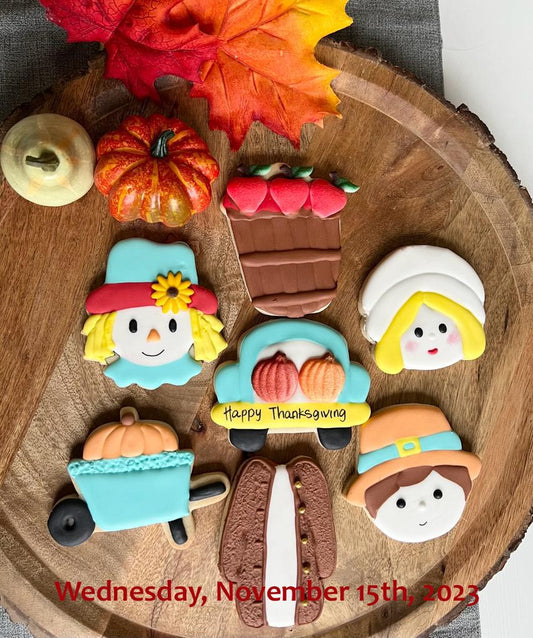 Wednesday 11/15/2023: Sugar Cookie Decorating class - Thanksgivings Theme