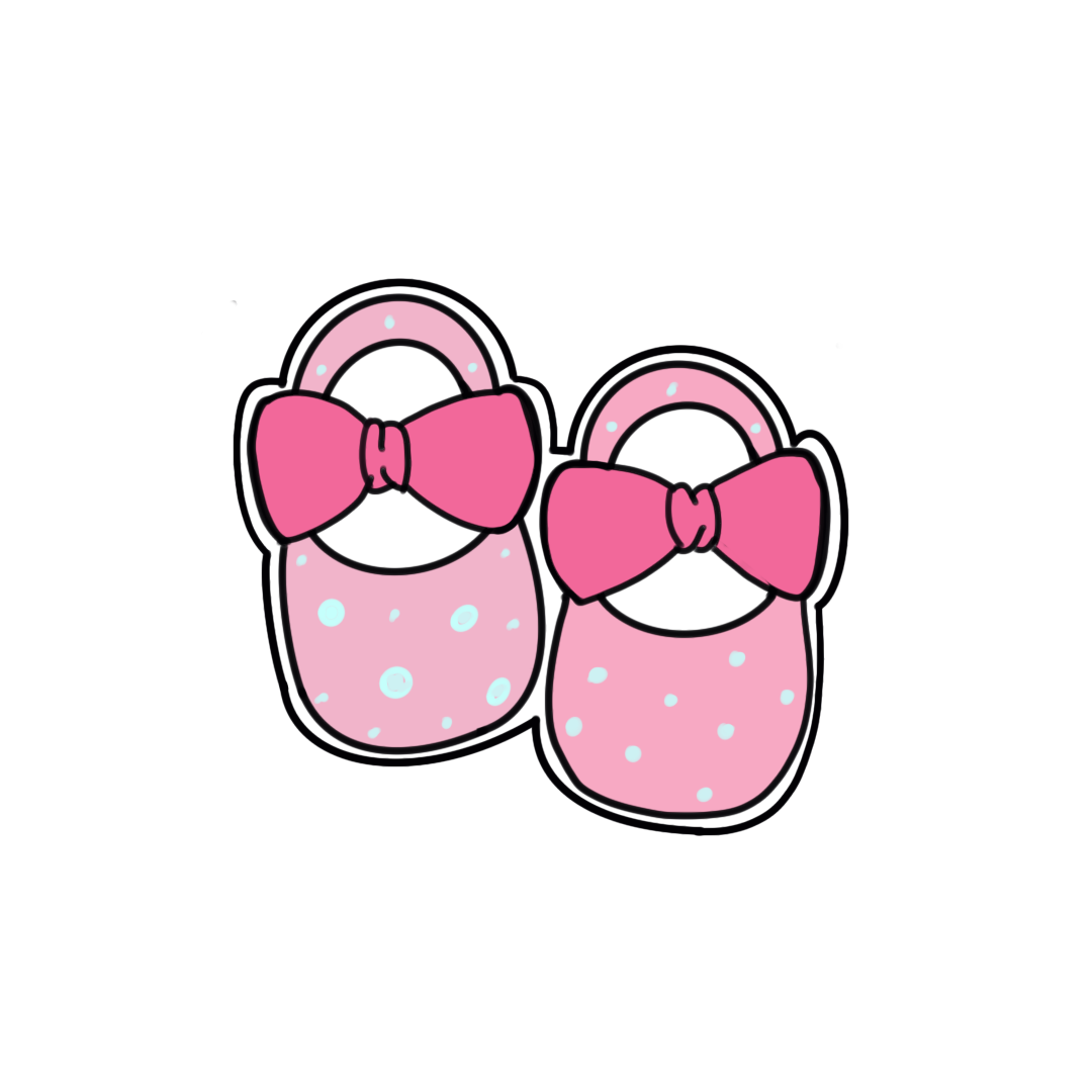 Baby Shoe cookie cutter