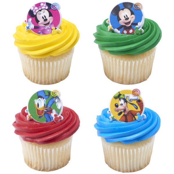Mickey Mouse and Minnie Mouse Rings 12 ct