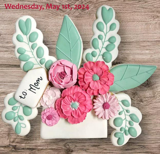 Wednesday 5/1/2024: Sugar Cookie Decorating class - Mother's Day