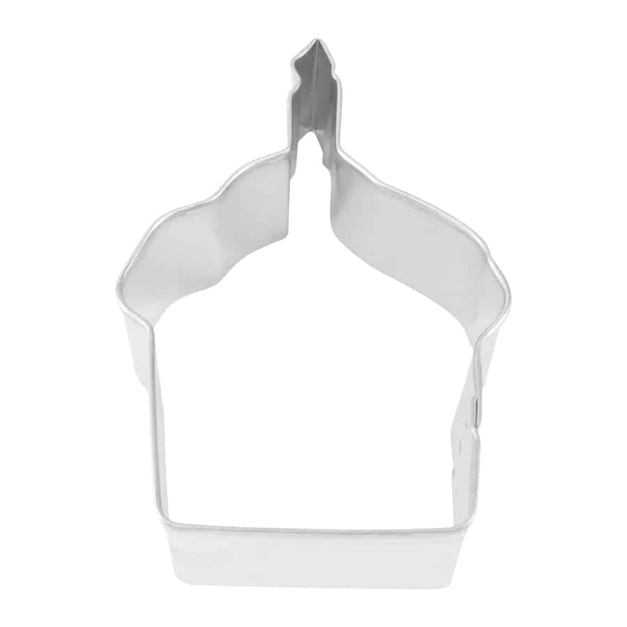 CUPCAKE COOKIE CUTTER (3.5″)