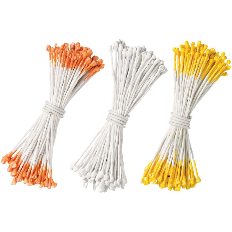 Artificial Colored Stamen for Cake Decorating Flowers, 180-Count