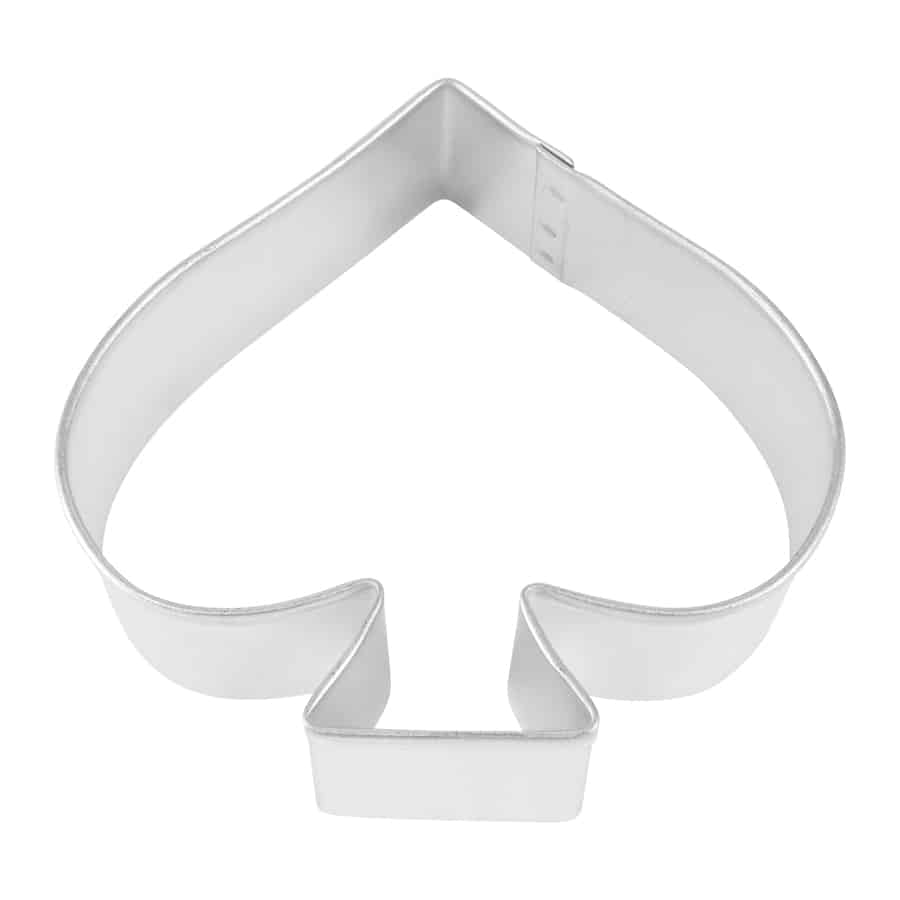 SPADE SHAPE COOKIE CUTTER (3.25″)
