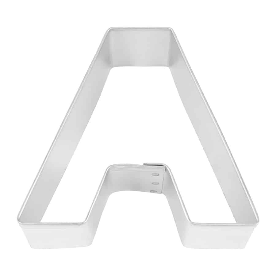 LETTER A COOKIE CUTTER (2.75″)