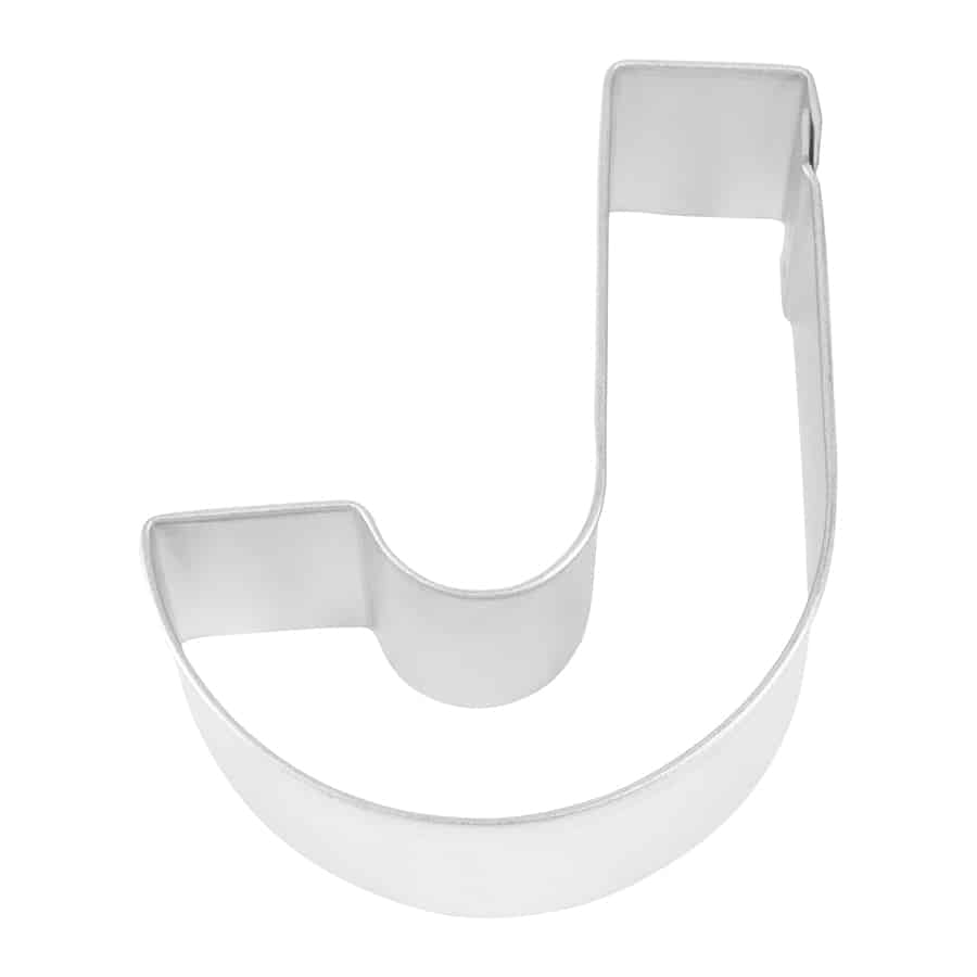 LETTER J COOKIE CUTTER (3″)