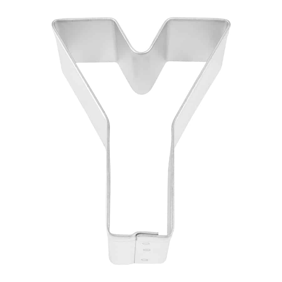 LETTER Y COOKIE CUTTER (3″)