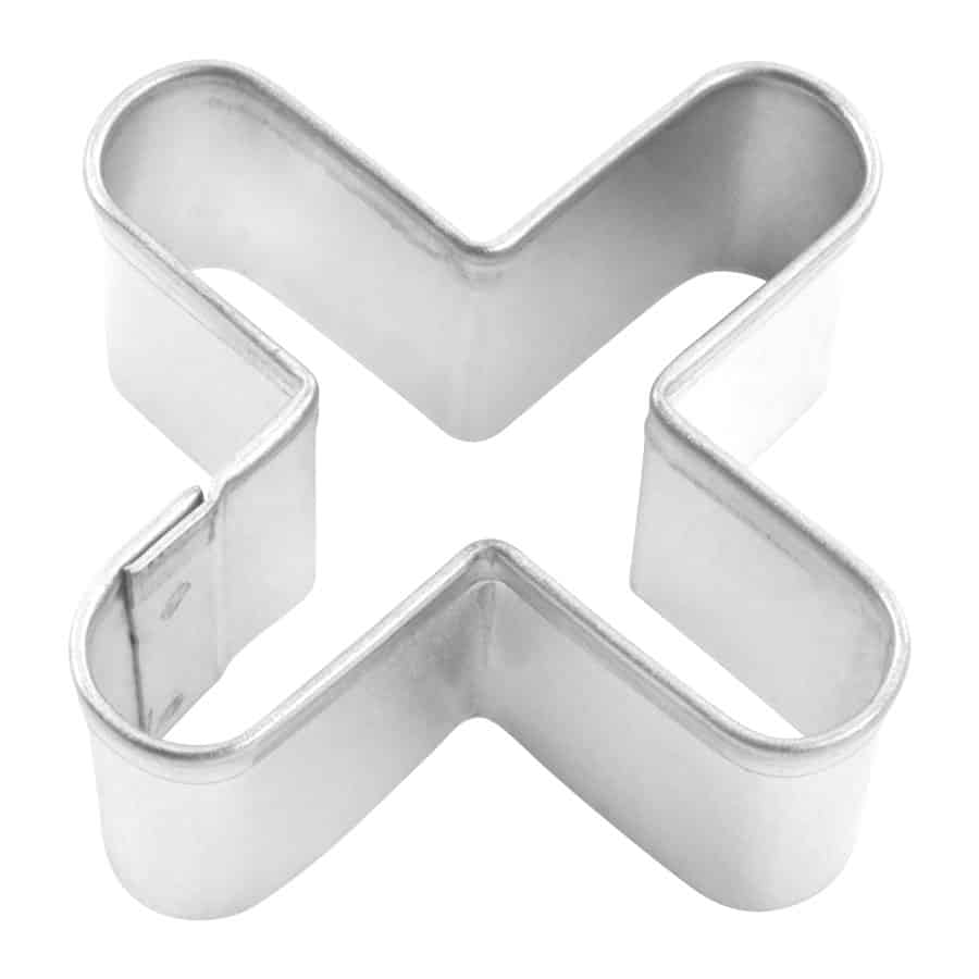 MINI “X” COOKIE CUTTER (1.375″)