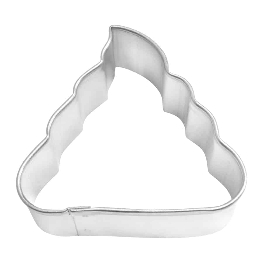 MINI POOP EMOJI COOKIE CUTTER (2″)
