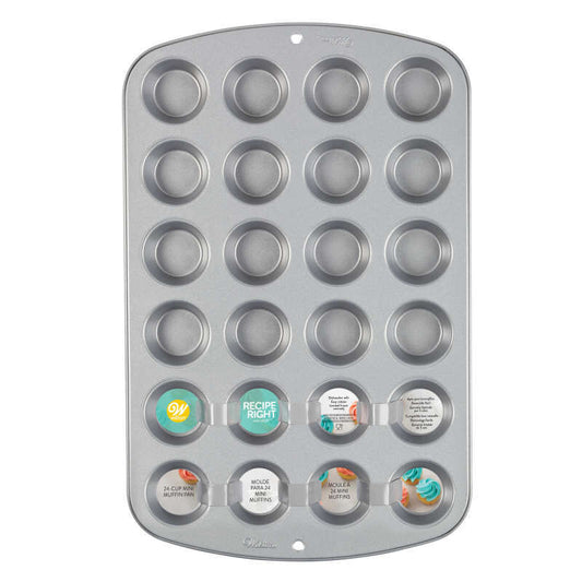 Recipe Right Mini Muffin Pan, 24-Cavity