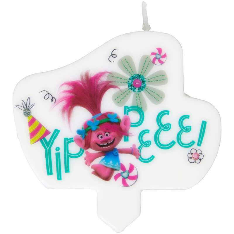 DreamWorks Trolls Birthday Candle