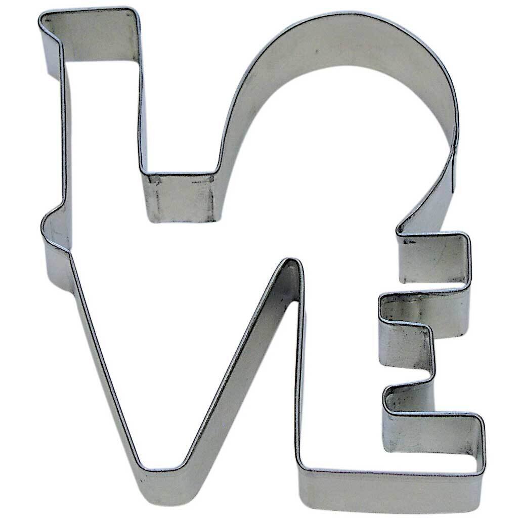 Love Cookie Cutter 4.5 in