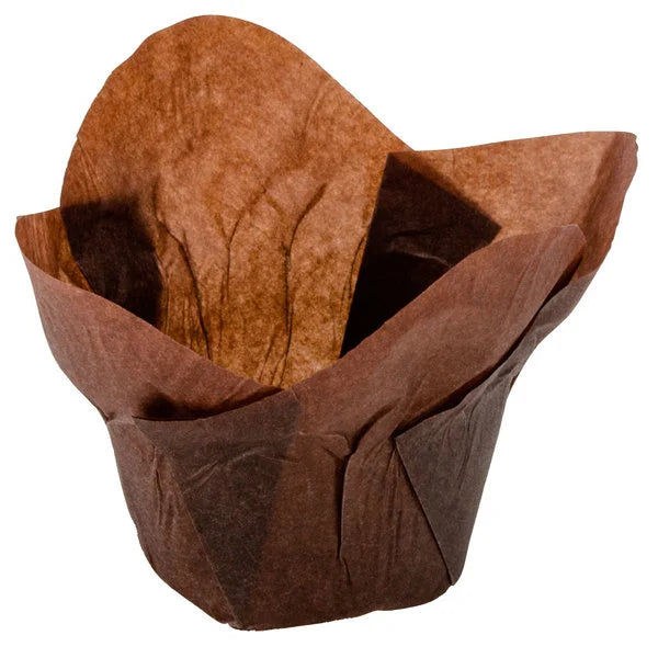Chocolate Brown Lotus Baking Cup, 10