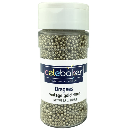 Celebakes Dragees 3 mm, 3.7 oz.