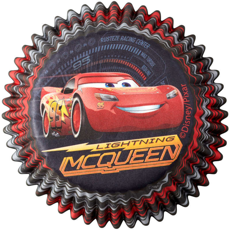 Disney Pixar Cars 3 Cupcake Liners, 50-Count