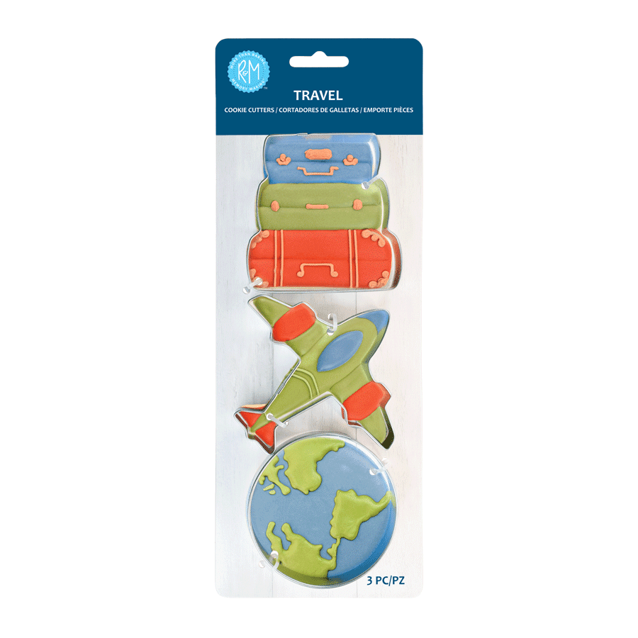 TRAVEL 3 PC COOKIE CUTTER SET