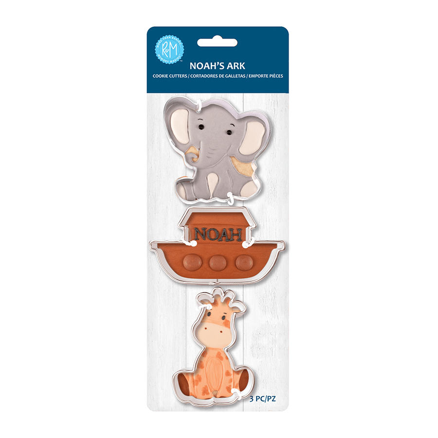 NOAH’S ARK 3 PC COOKIE CUTTER SET