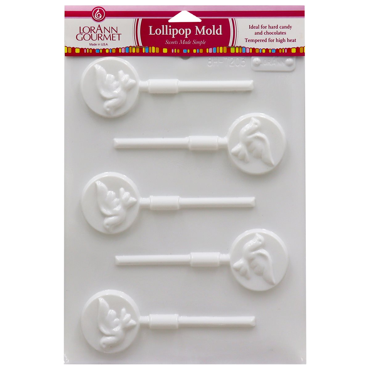 Doves Lollipop Sheet Mold