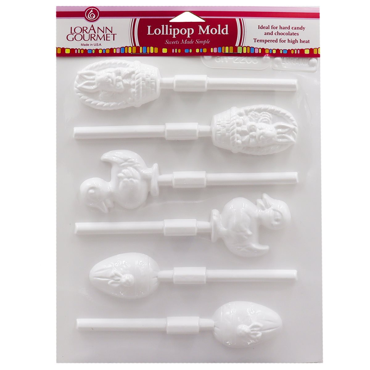 Easter Assort. Lollipop Sheet Mold