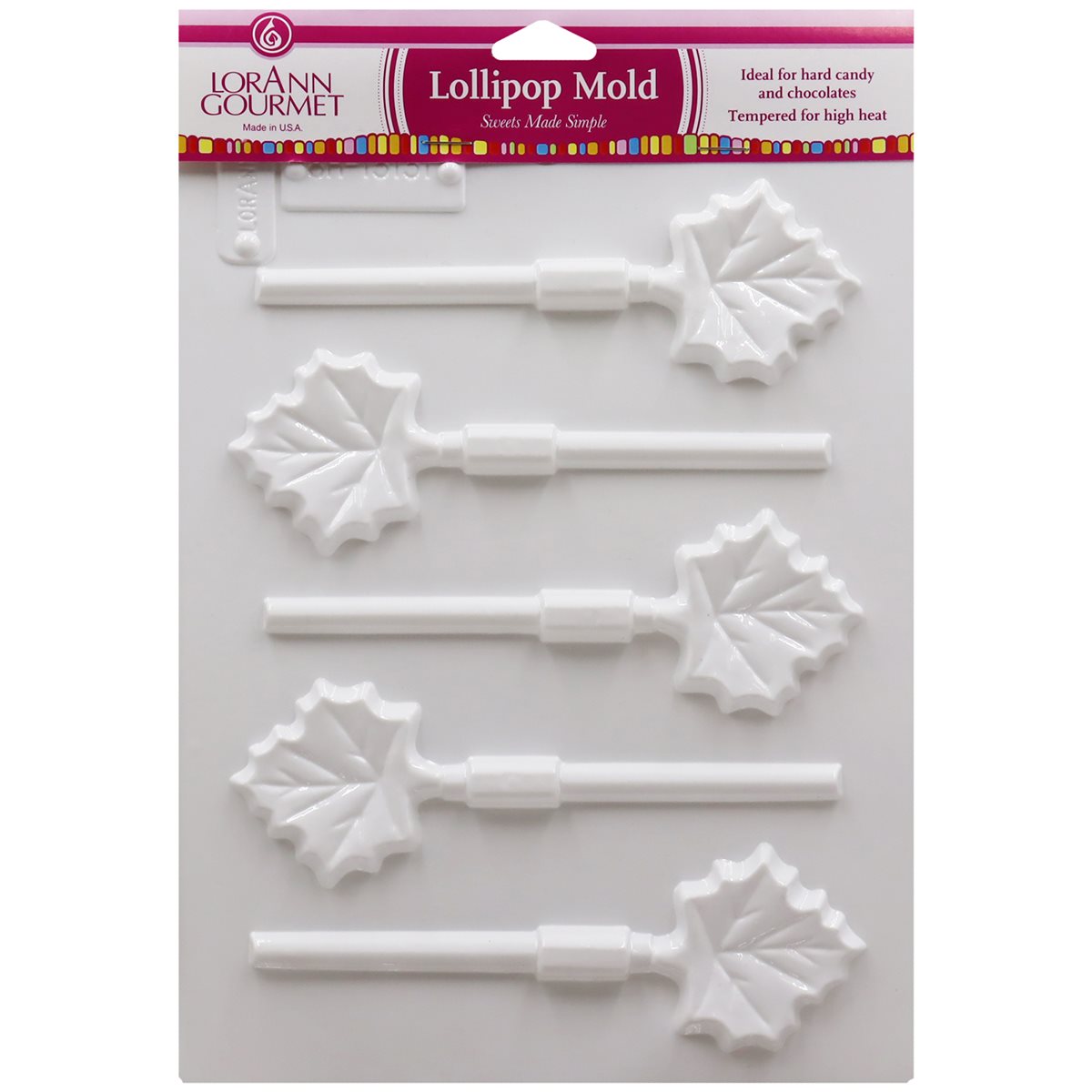 Maple Leaves Lollipop Sheet Mold