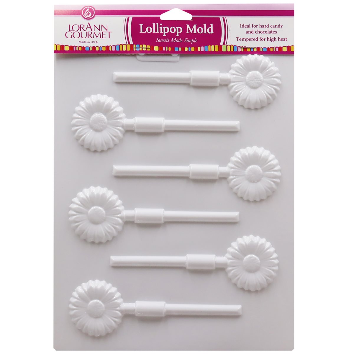 Daisies Lollipop Sheet Mold