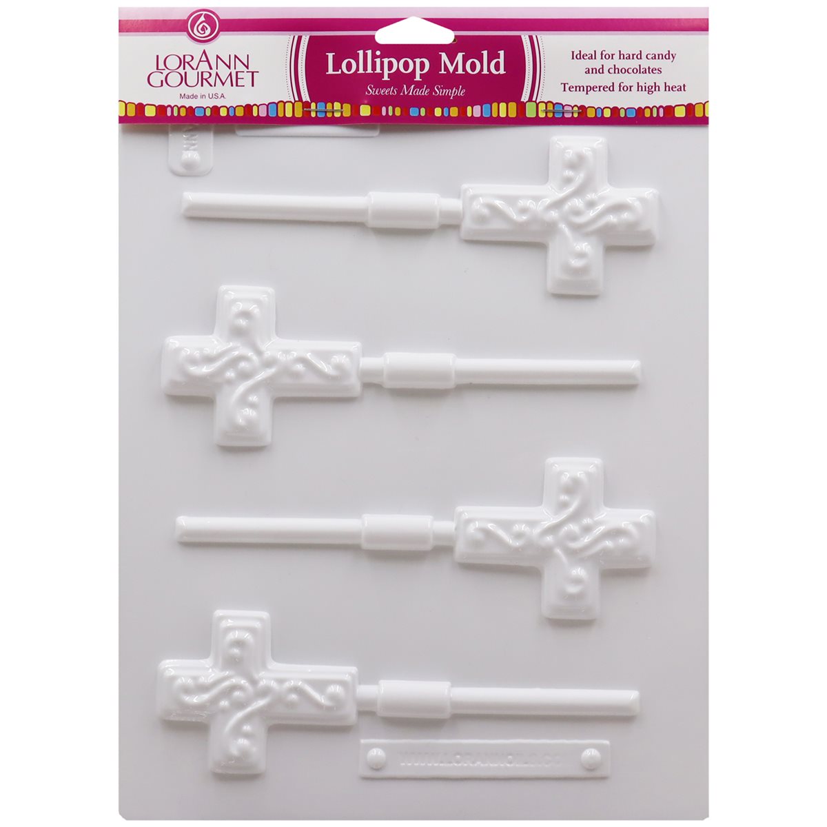Easter Cross Lollipop Sheet Mold
