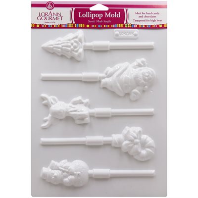 Christmas Assort. Lollipop Sheet Mold