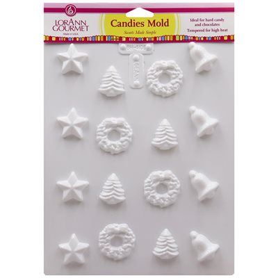 Holiday Pieces Sheet Mold, holiday