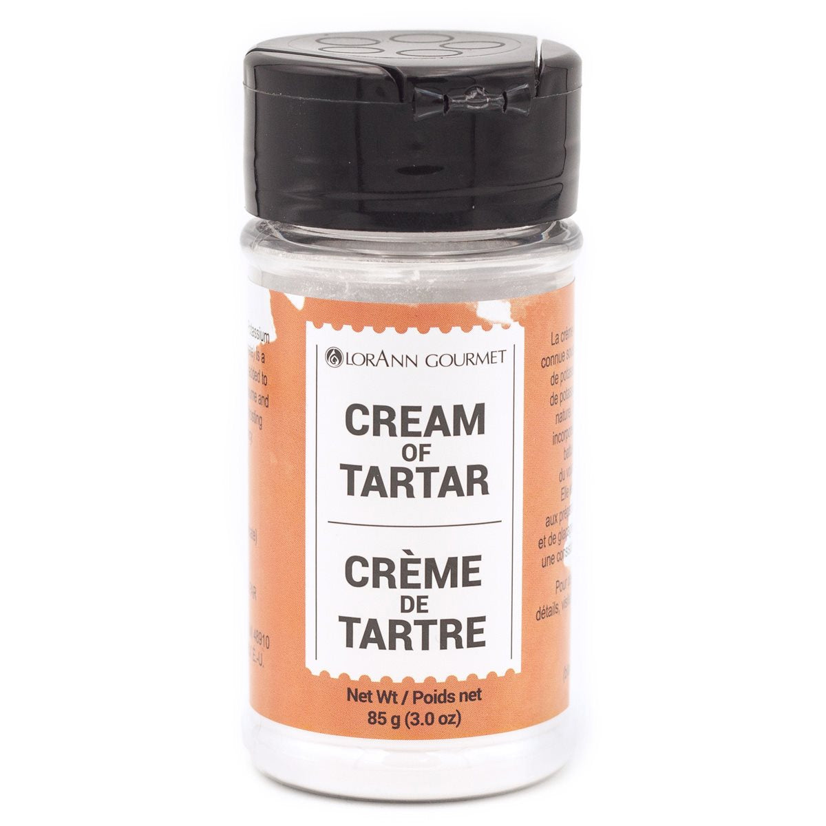 Cream of Tartar (Potassium Bitartrate) 3 oz