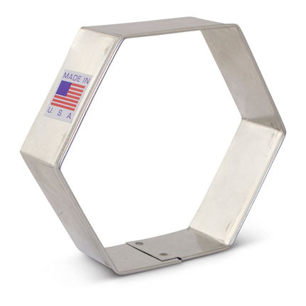 Hexagon Cookie Cutter 3 1/2"