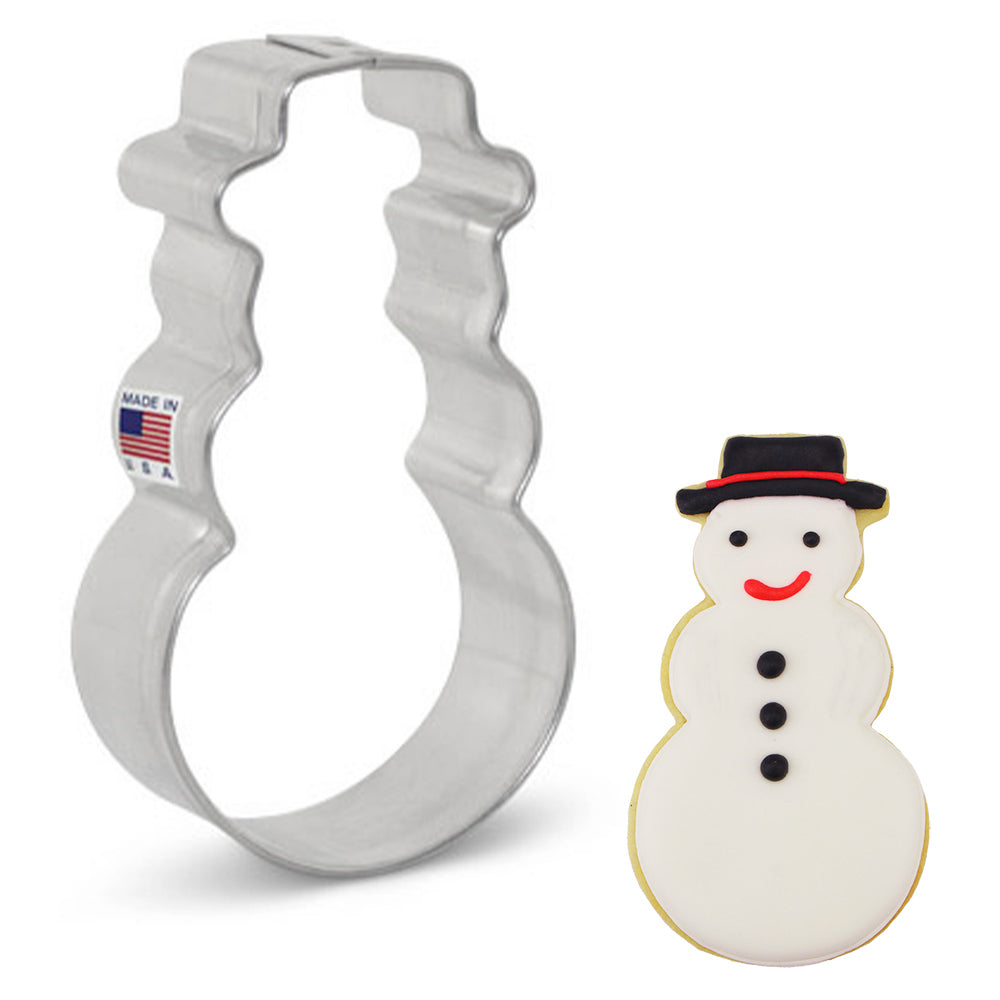 Mini Snowman Cookie Cutter 2 1/4" x 1 1/2"