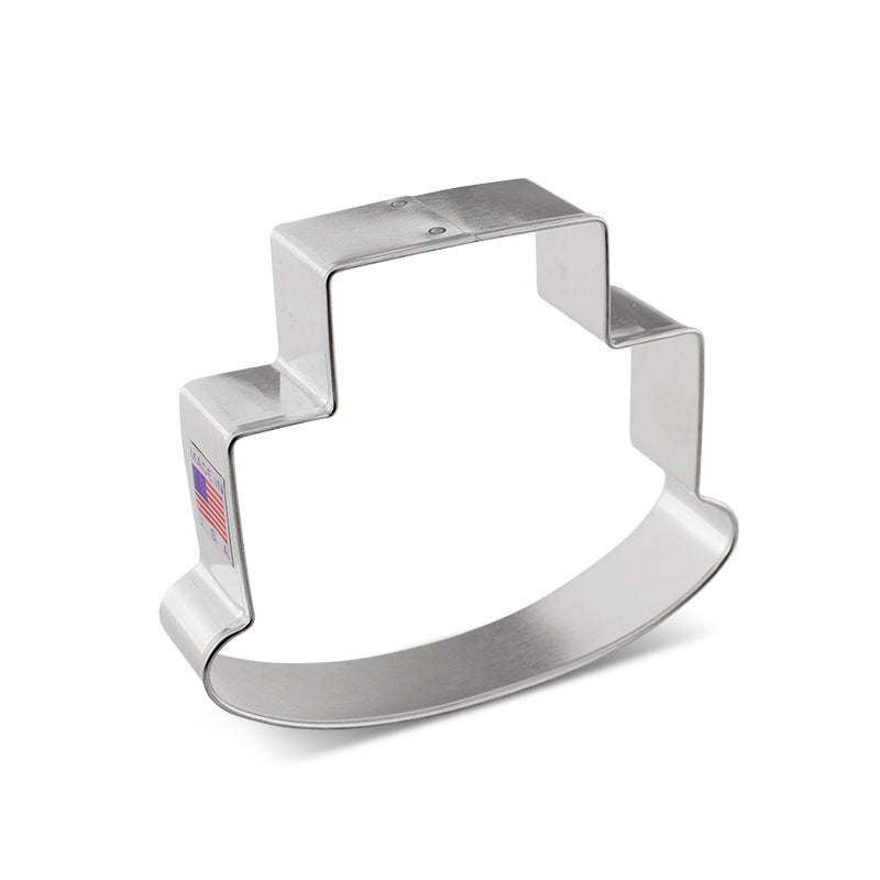 Cake Cookie Cutter by Flour Box Bakery, 4" 4" x 3.25"