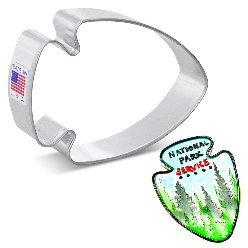 Arrowhead Cookie Cutter, 3.5" 3.5" x 2.5"