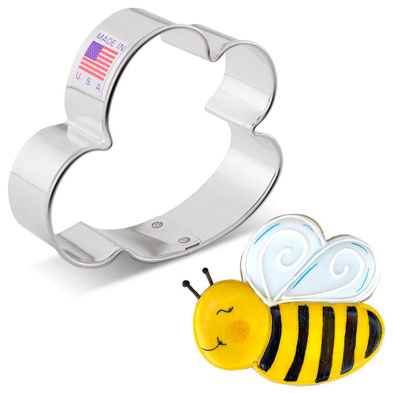 Cute Bee Cookie Cutter 3" x 2.5"